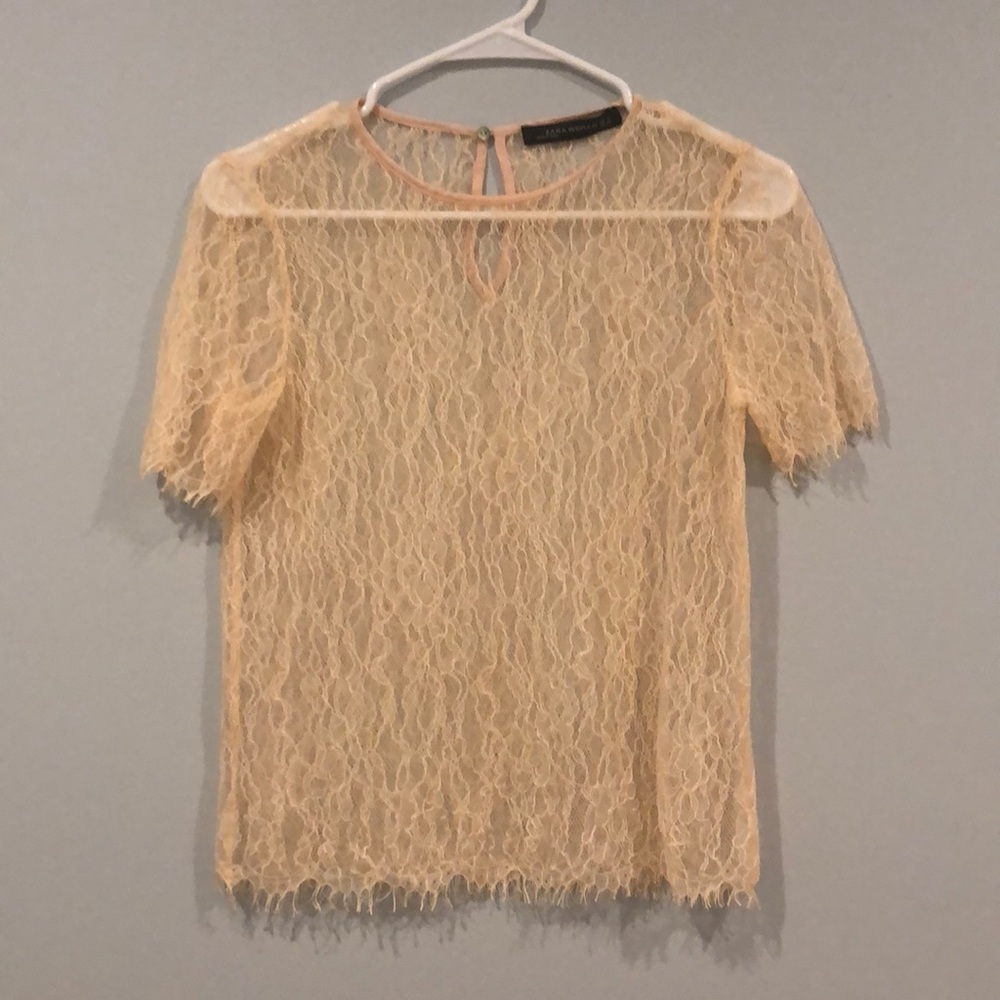 Zara lace top